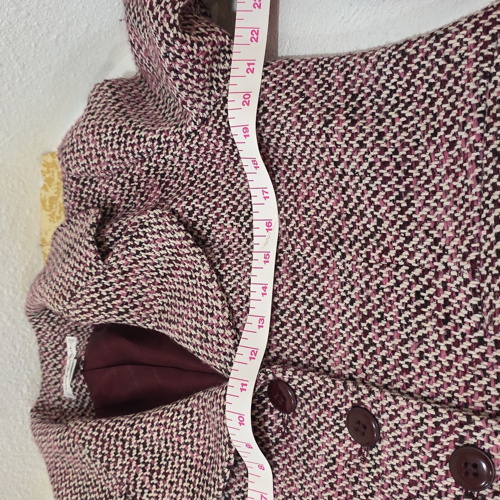 Preston & York Women's Tweed Coat Blazer Sz 10 - Picture 13 of 14